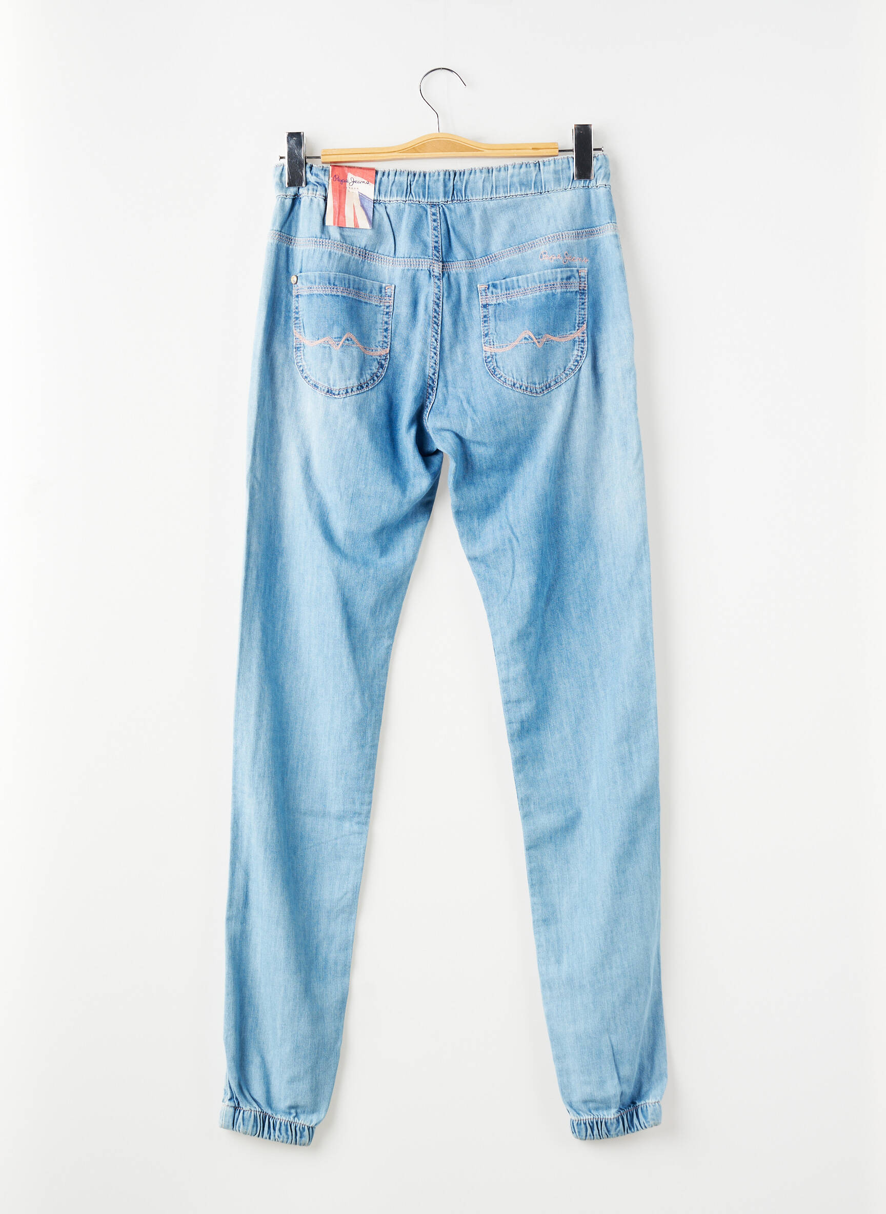 Lieknos džinsai tamprumas elastinė dydis mėlyna PEPE JEANS mergina
