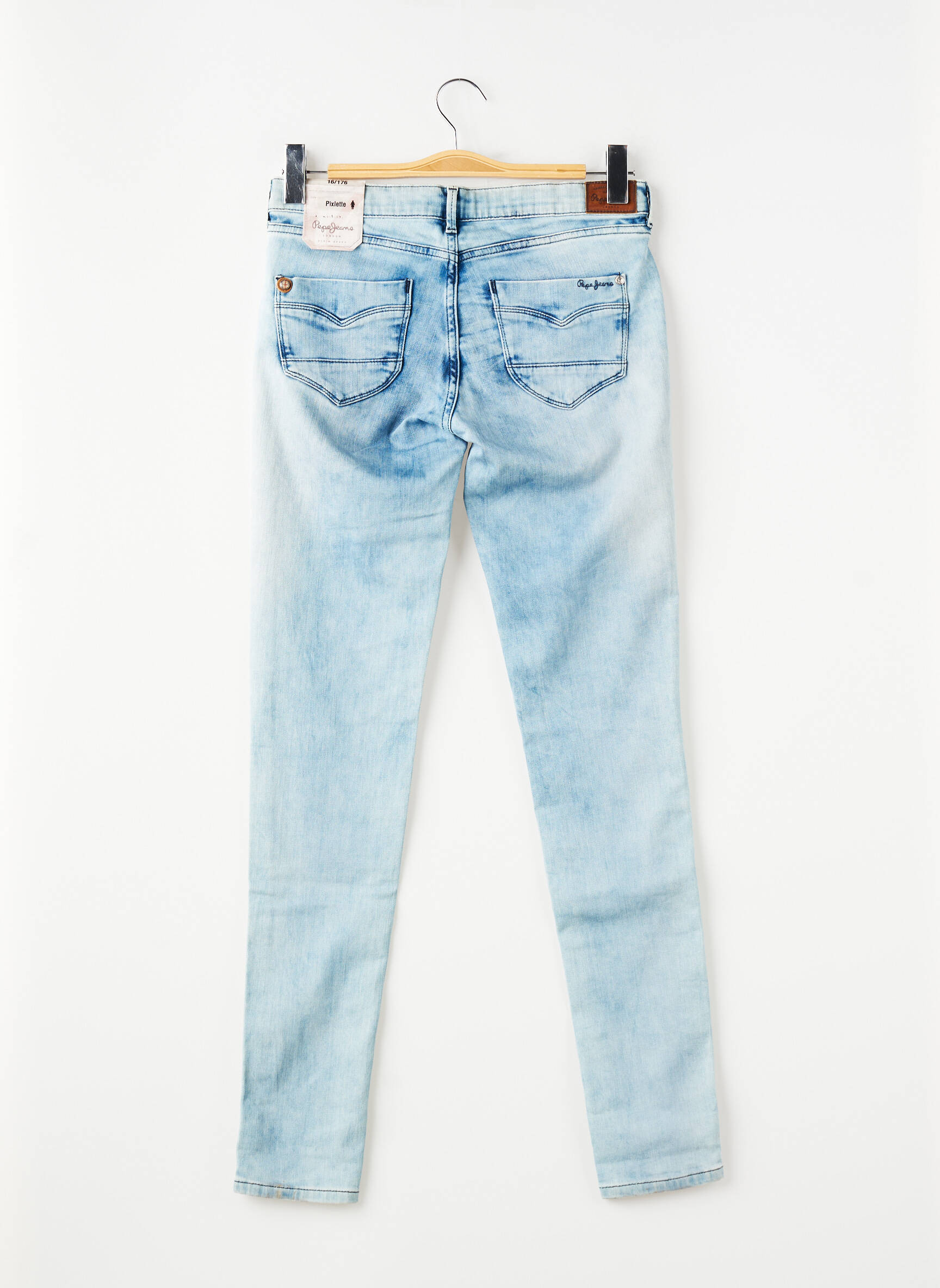 Lieknos džinsai tamprumas reguliuojamo dydžio mėlyna PEPE JEANS mergina