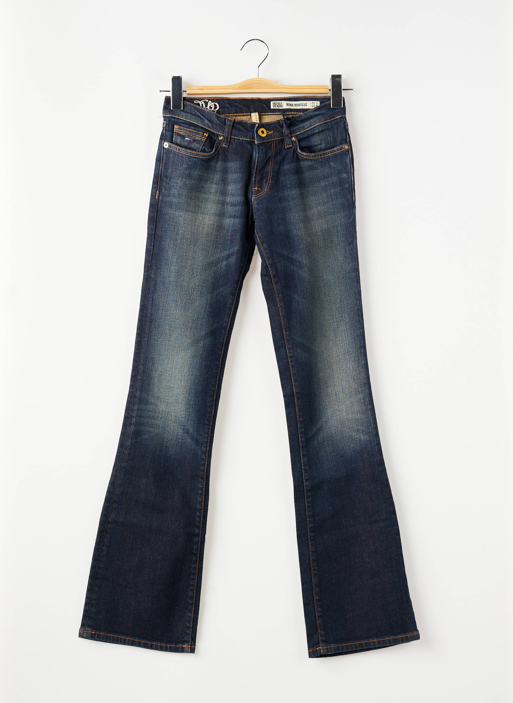 Bootcut džinsai tamprumas maža dydžio mėlyna TOMMY HILFIGER moteris