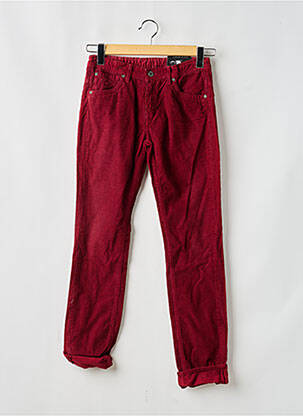Lieknos kelnės aksomo audimas reguliuojamo dydžio raudona PEPE JEANS berniukas
