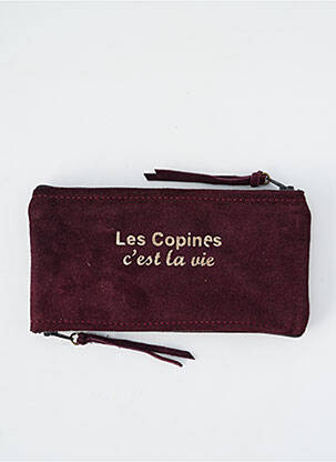 Piniginė sietspausdinimas violetinis LOULOU DE NANTES moteris