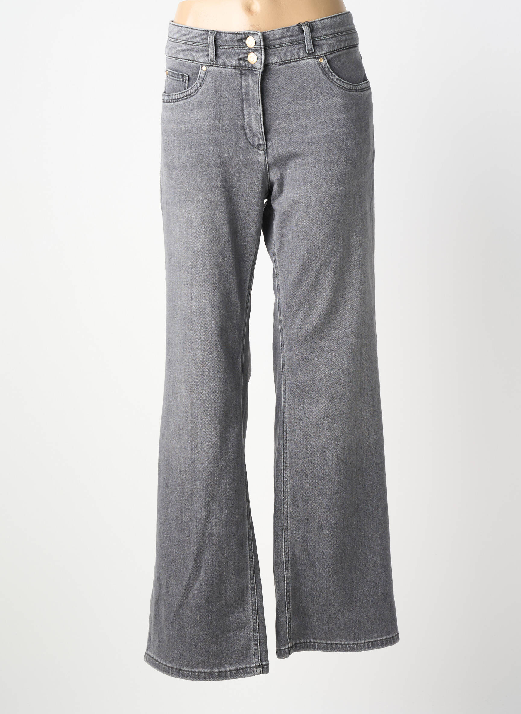 Bootcut džinsai normala dydis normala dydis pilka ZRS TIMELESS moteris