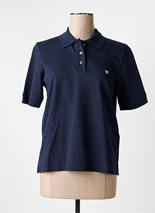Polo siuvinėjimas trumpas rankovės mėlyna WEEKEND MAXMARA moteris