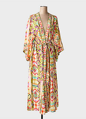 Kimono striukė col v geltona LOLA CASADEMUNT moteris