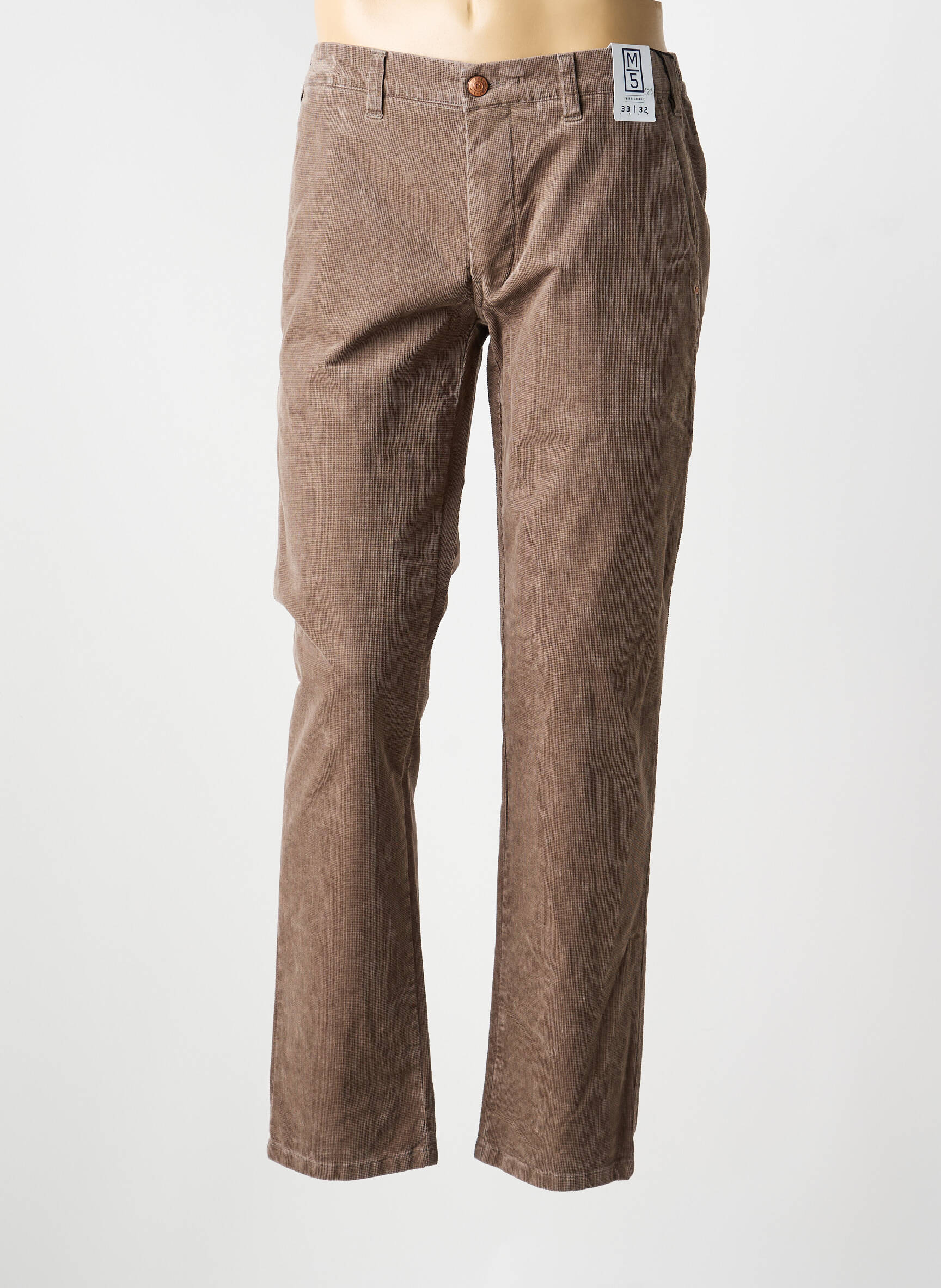 Chino kelnė tamprumas normala dydis rudas M5 BY MEYER vyras