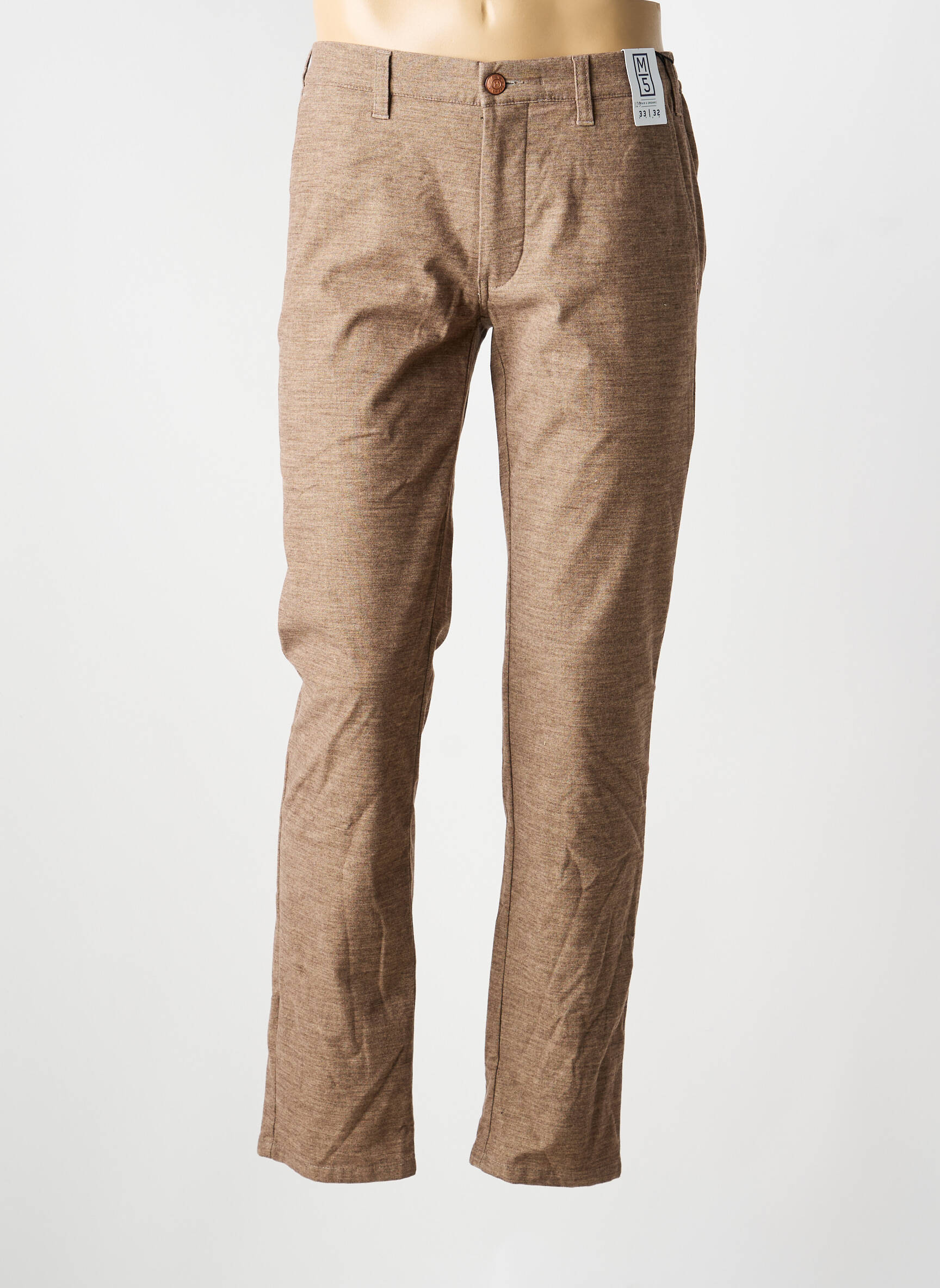 Chino kelnė chinamas audinys normala dydis rudas M5 BY MEYER vyras