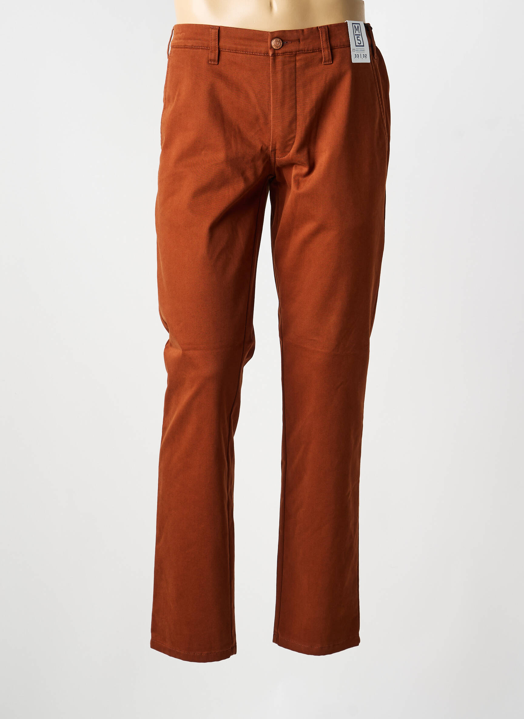 Chino kelnė bio normala dydis oranžinė M5 BY MEYER vyras