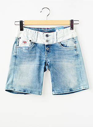 Bermudas tamprumas reguliuojamo dydžio mėlyna PEPE JEANS mergina