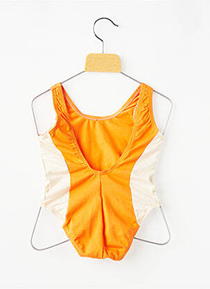 Vienos dalies maudymosi kostiumas tamprumas oranžinė PETIT BATEAU mergina