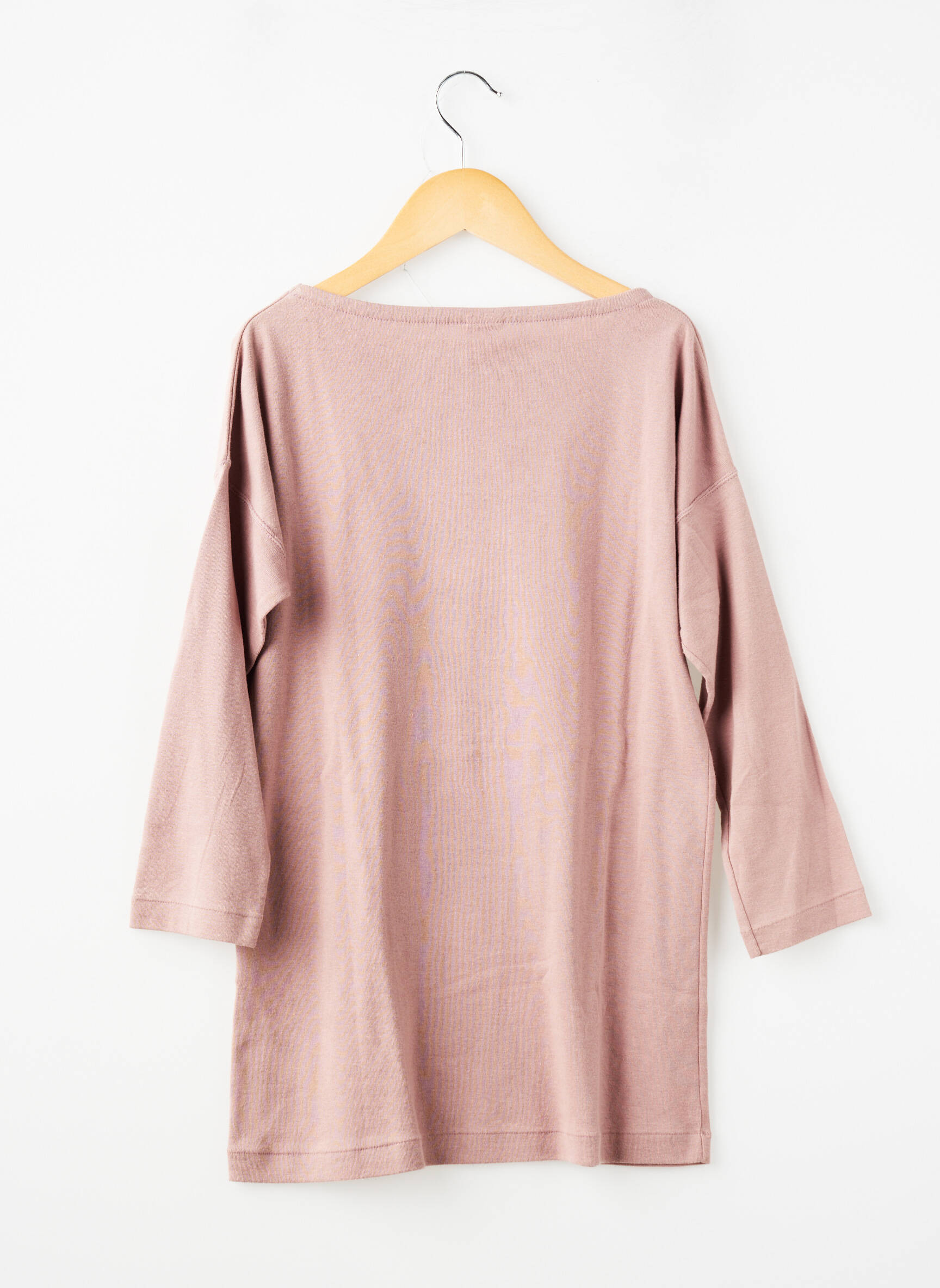 Viršūnė ilgos rankovės ilgos rankovės rožinė PETIT BATEAU mergina