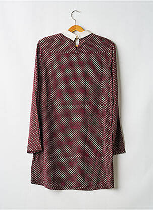 Pusilgių suknelė gėlių raštas ilgos rankovės raudona MAISON SCOTCH moteris