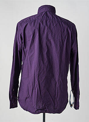 Ilgomis rankovėmis marškinys centrinė iškirptė violetinis SCOTCH & SODA vyras