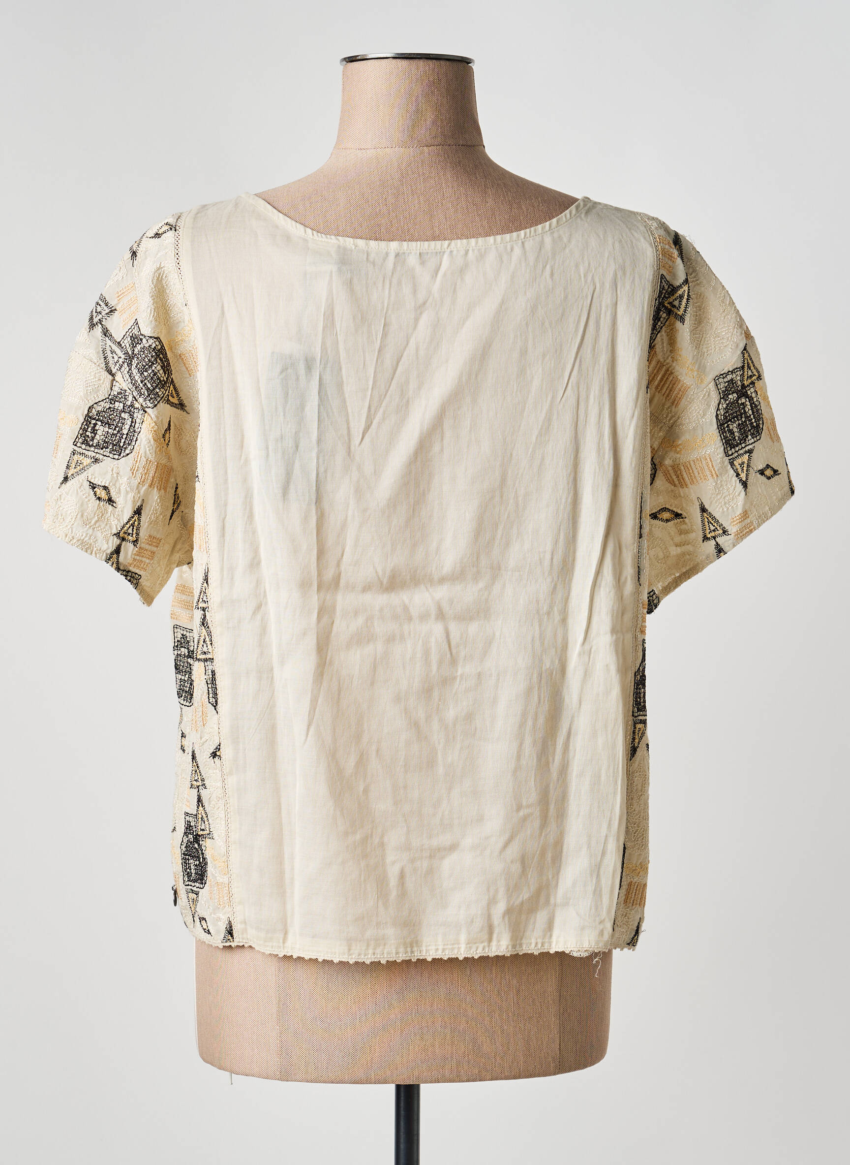 Viršūnė trumpas rankovės trumpas rankovės bežinis MAISON SCOTCH moteris