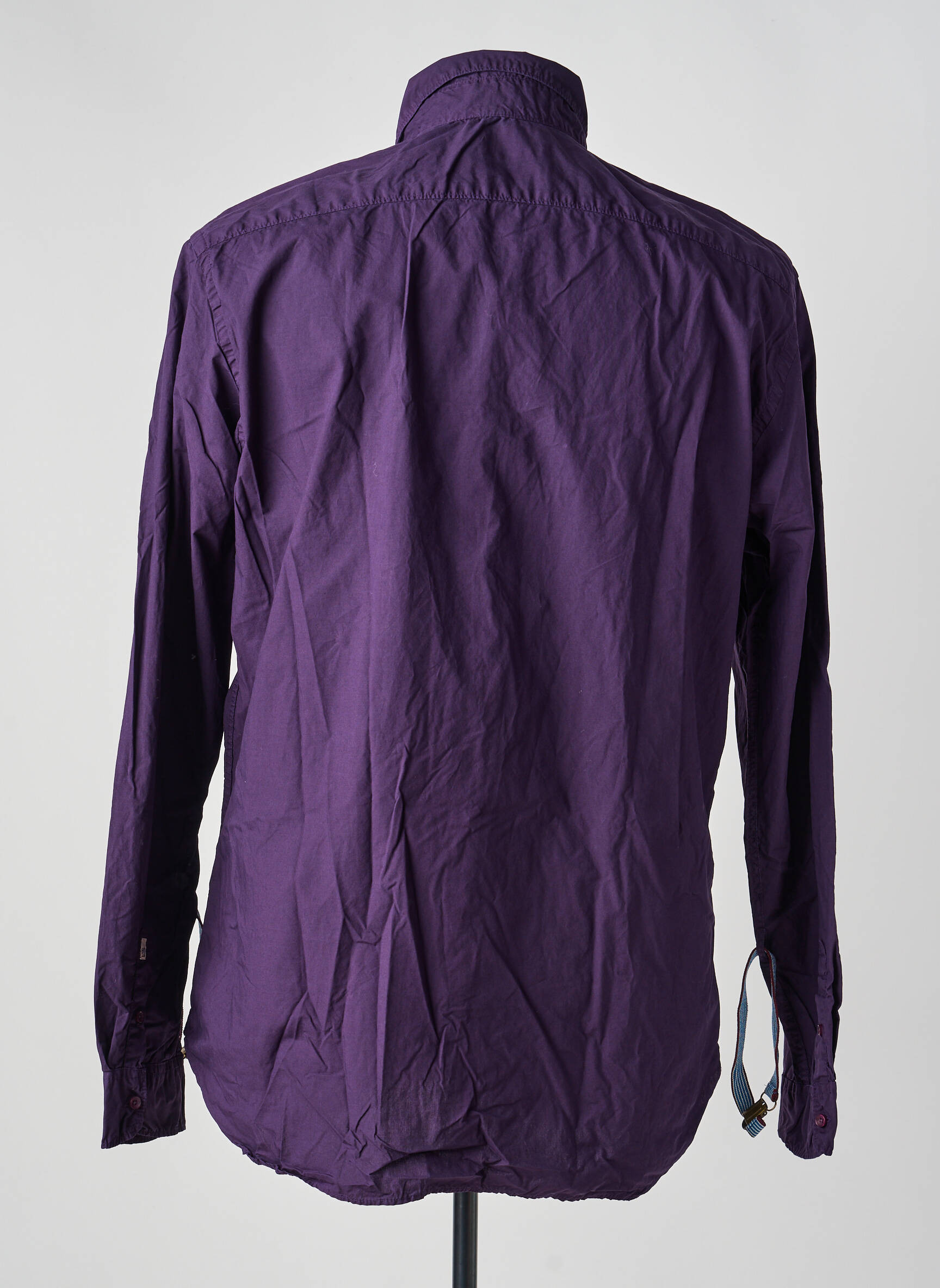 Ilgomis rankovėmis marškinys centrinė iškirptė violetinis SCOTCH & SODA vyras