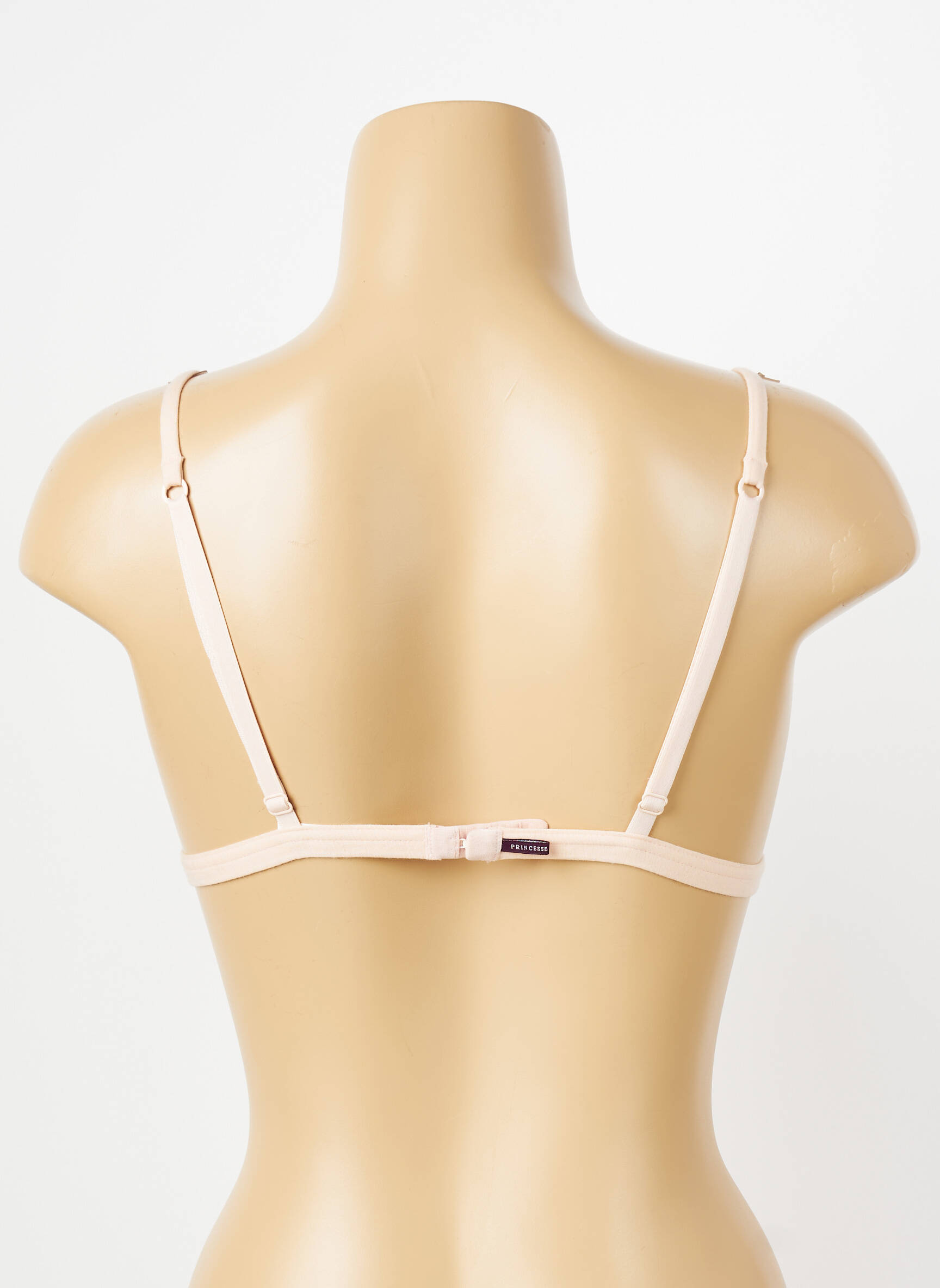 Liemenėlė be rėmo aukšti trikampiai rožinė PRINCESSE TAM-TAM moteris
