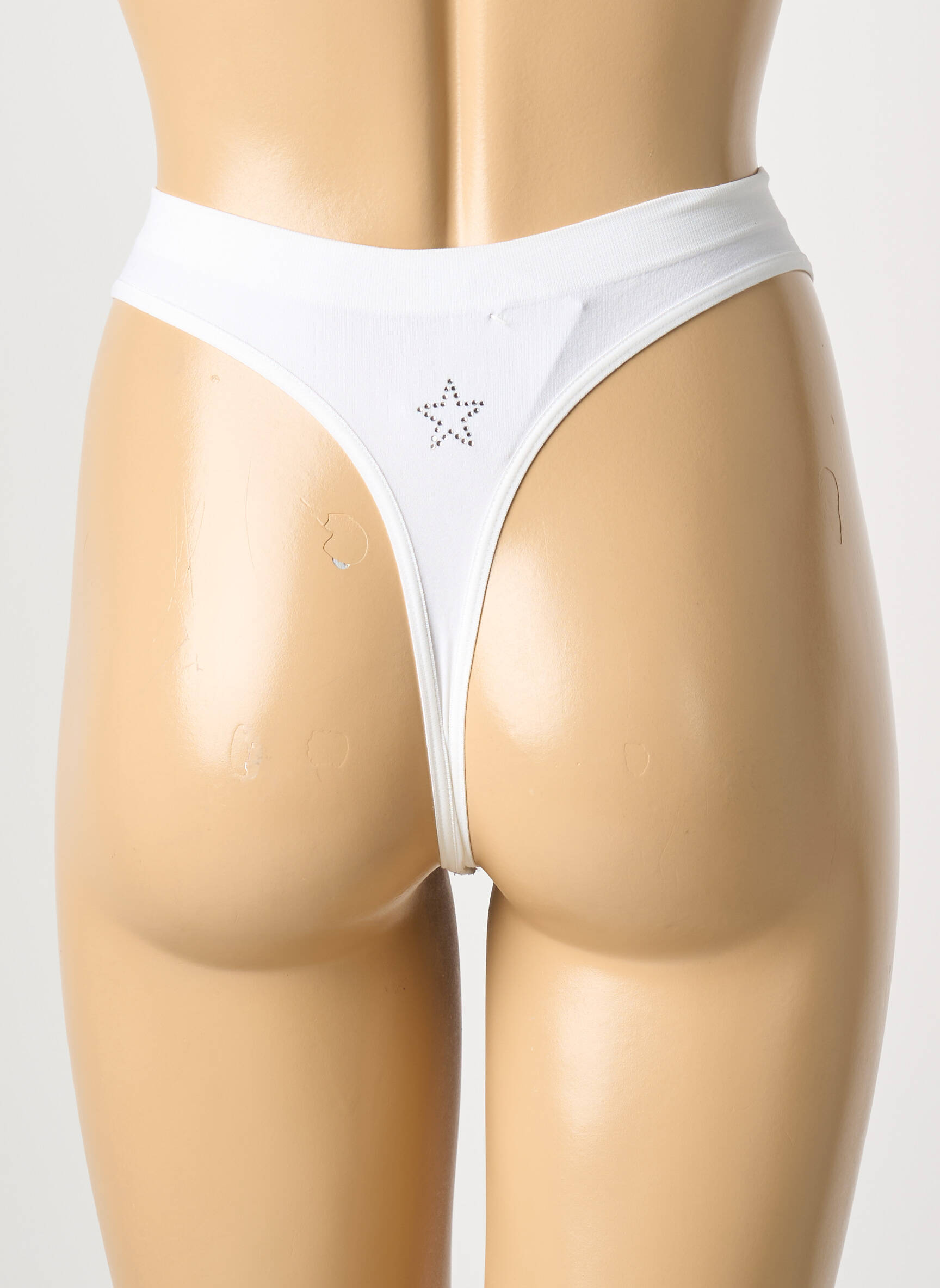 Tanga tamprumas baltas JIPEPE moteris