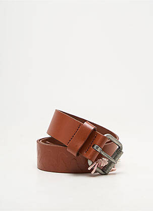 Diržas satino efektas rudas PEPE JEANS vyras