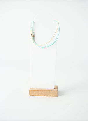 Kaklaraištis perlų ornamentas mėlyna BY GARANCE moteris