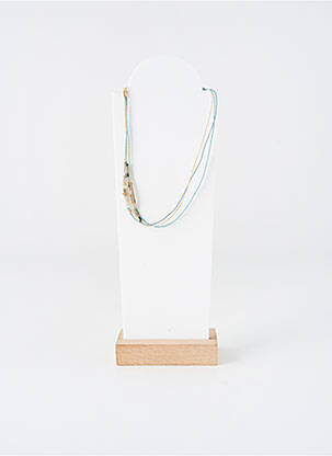 Kaklaraištis perlų ornamentas mėlyna BY GARANCE moteris