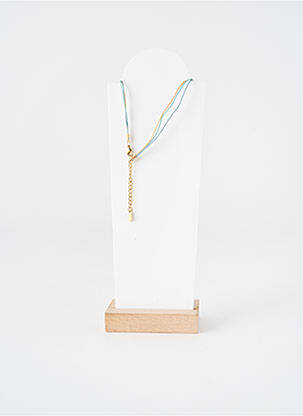 Kaklaraištis perlų ornamentas mėlyna BY GARANCE moteris