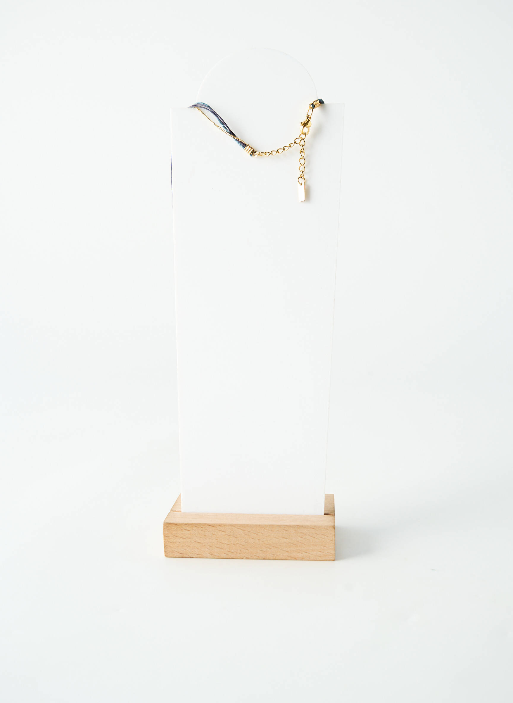 Kaklaraištis perlų ornamentas mėlyna BY GARANCE moteris
