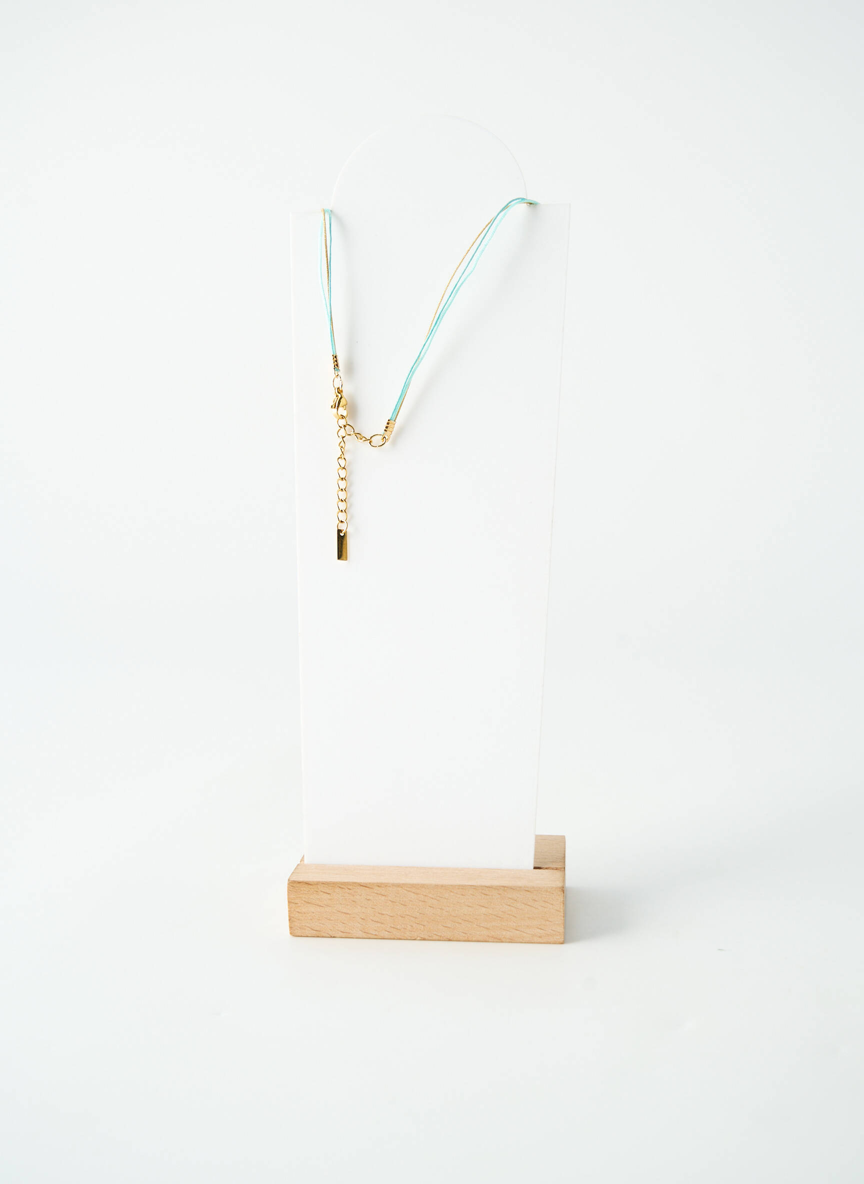 Kaklaraištis perlų ornamentas mėlyna BY GARANCE moteris