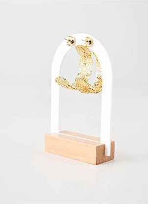 Auskarai akmuo dekoracija mėlyna FRANCK HERVAL moteris