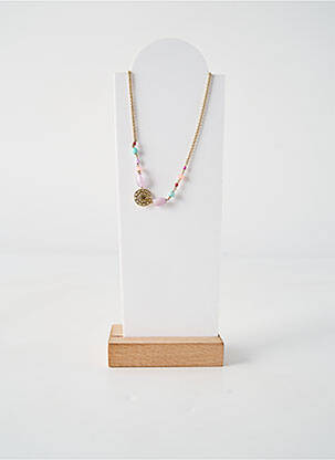 Kaklaraištis auksu padengti medžiagos mėlyna NATURE BIJOUX moteris