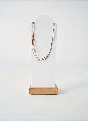 Kaklaraištis perlų ornamentas oranžinė BY GARANCE moteris