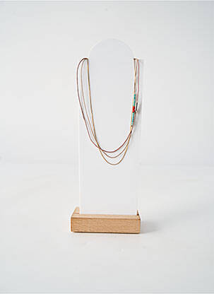 Kaklaraištis perlų ornamentas mėlyna BY GARANCE moteris