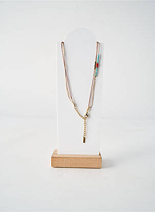 Kaklaraištis perlų ornamentas mėlyna BY GARANCE moteris