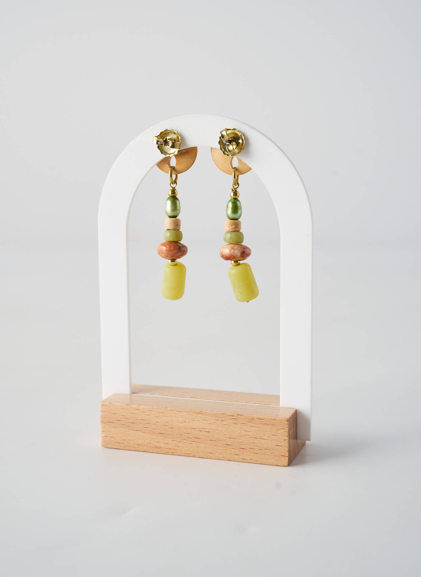 Auskarai žalias NATURE BIJOUX moteris