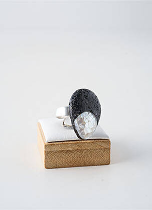 Žiedas sidabruoti medžiagos juodas NATURE BIJOUX moteris