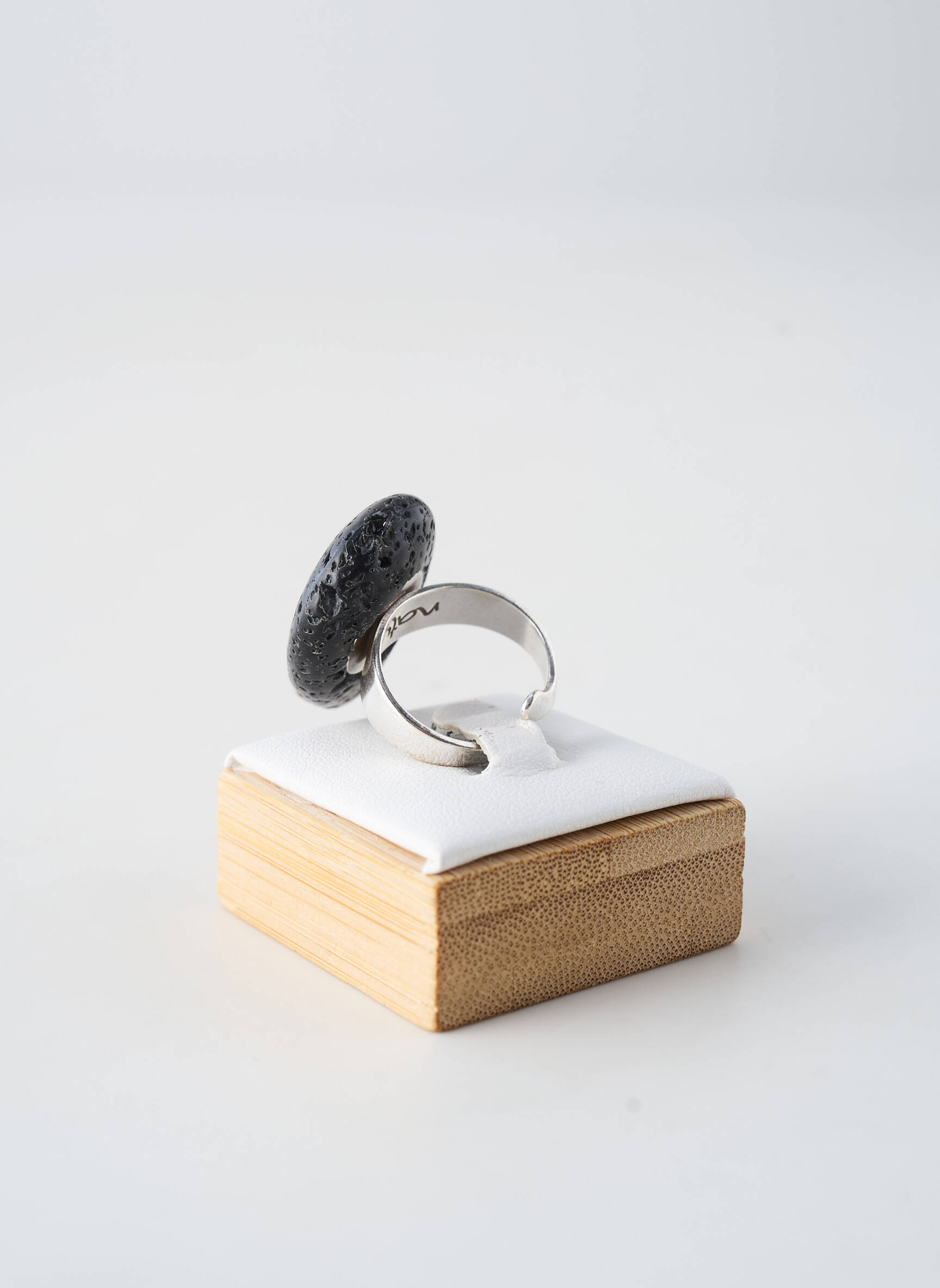 Žiedas sidabruoti medžiagos juodas NATURE BIJOUX moteris