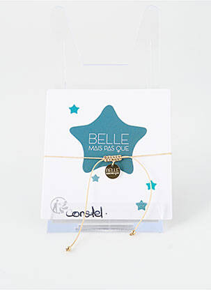 Apyrankė akmuo dekoracija juodas BELLE MAIS PAS QUE moteris