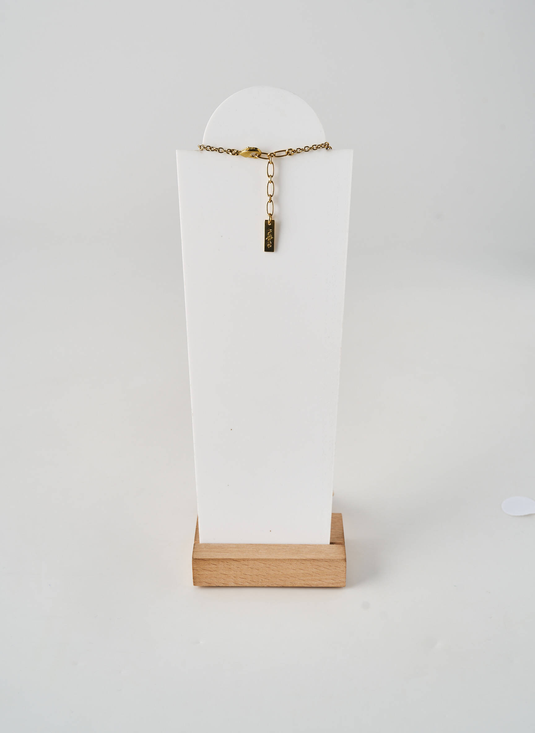Kaklaraištis auksu padengti medžiagos rožinė NATURE moteris