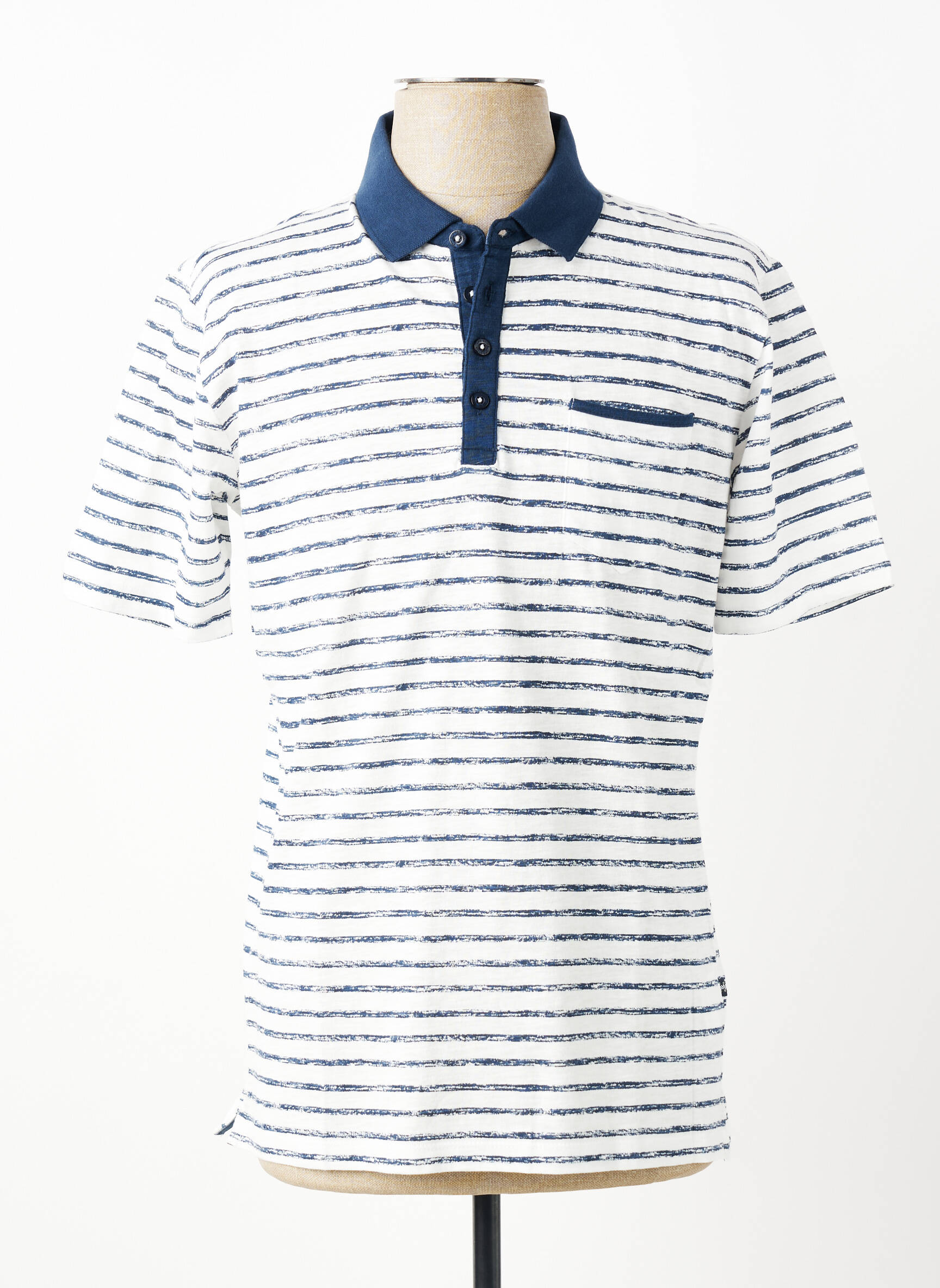 Polo jersey audinys trumpas rankovės mėlyna PETER COFOX vyras