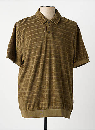 Polo jersey audinys trumpas rankovės žalias BRIXTON vyras