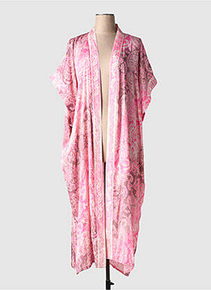 Kimono striukė col v rožinė LAUREN VIDAL moteris