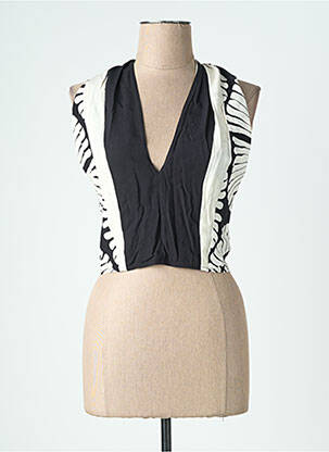Viršūnė fantazijos raštas be rankų juodas LAUREN VIDAL moteris