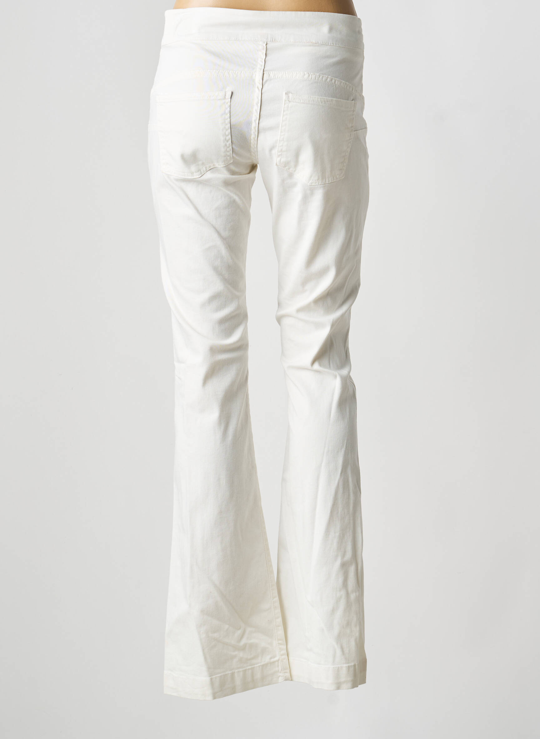 Bootcut džinsai aukšta talija aukšta talija baltas LAUREN VIDAL moteris