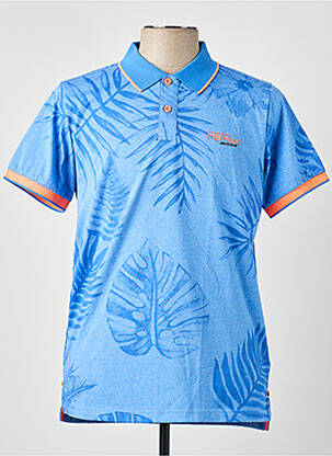 Polo chinamas audinys trumpas rankovės mėlyna NEW ZEALAND AUCKLAND vyras