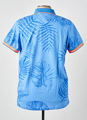 Polo chinamas audinys trumpas rankovės mėlyna NEW ZEALAND AUCKLAND vyras