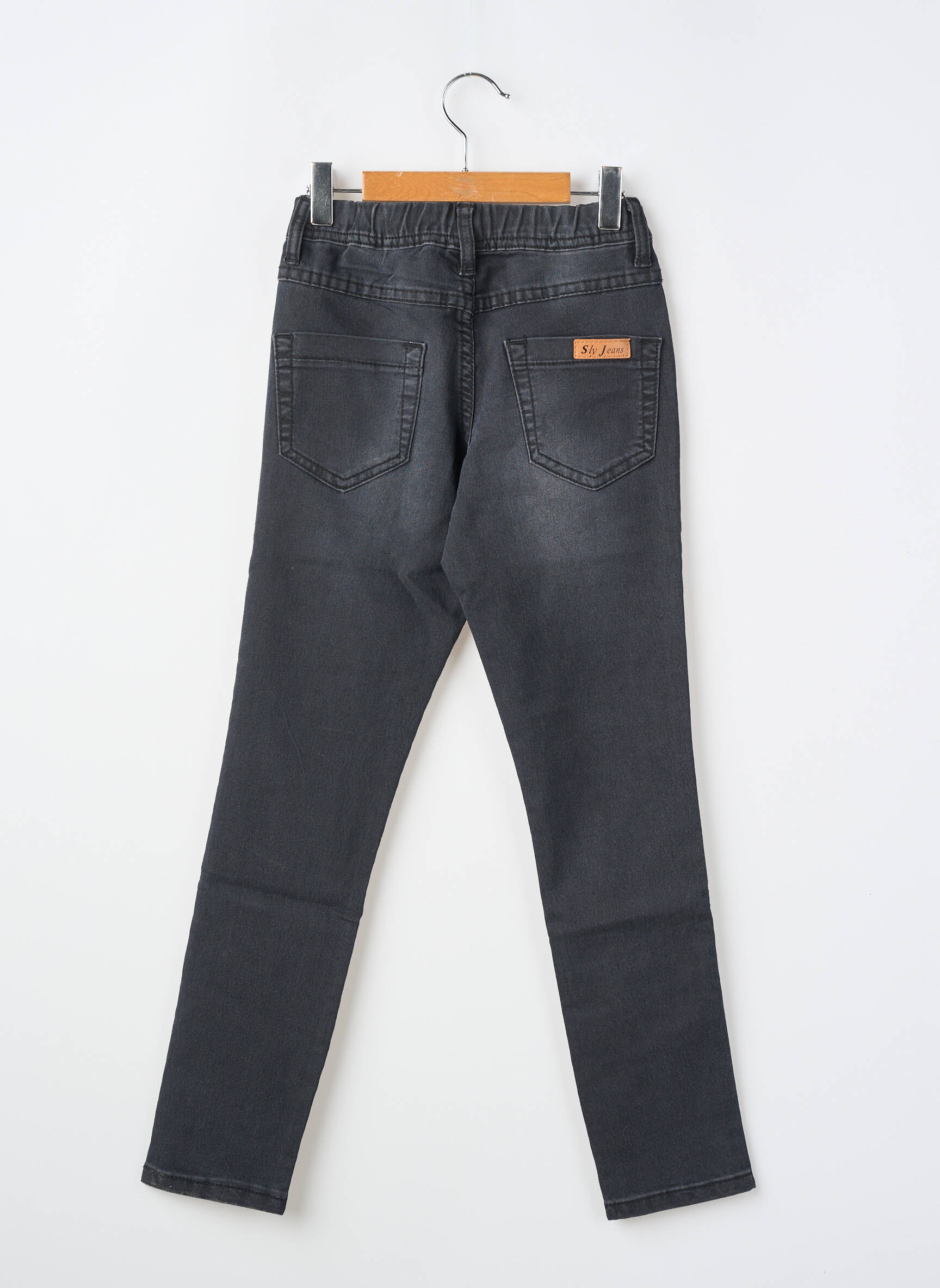 Jegging denimo audinys reguliuojamo dydžio juodas SLY JEANS mergina