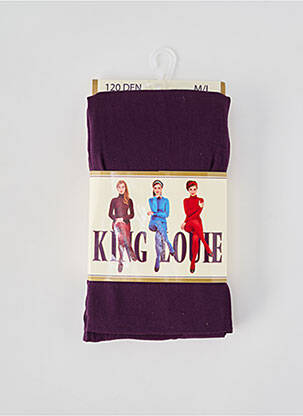 Kojinės tamprumas tamsiai violetinė KING LOUIE moteris