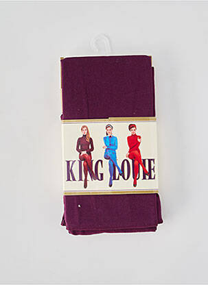 Kojinės tamprumas violetinis KING LOUIE moteris