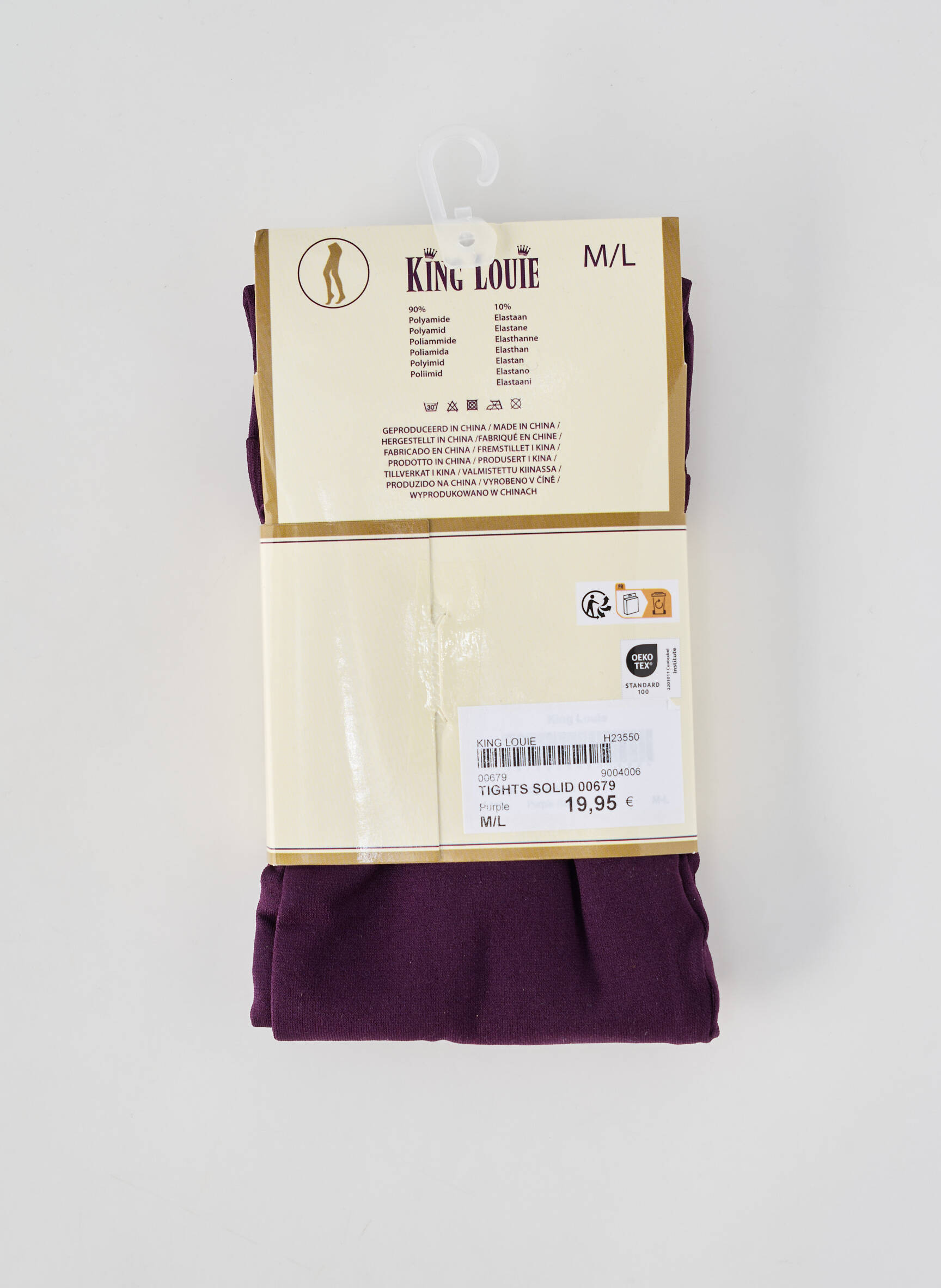 Kojinės tamprumas tamsiai violetinė KING LOUIE moteris
