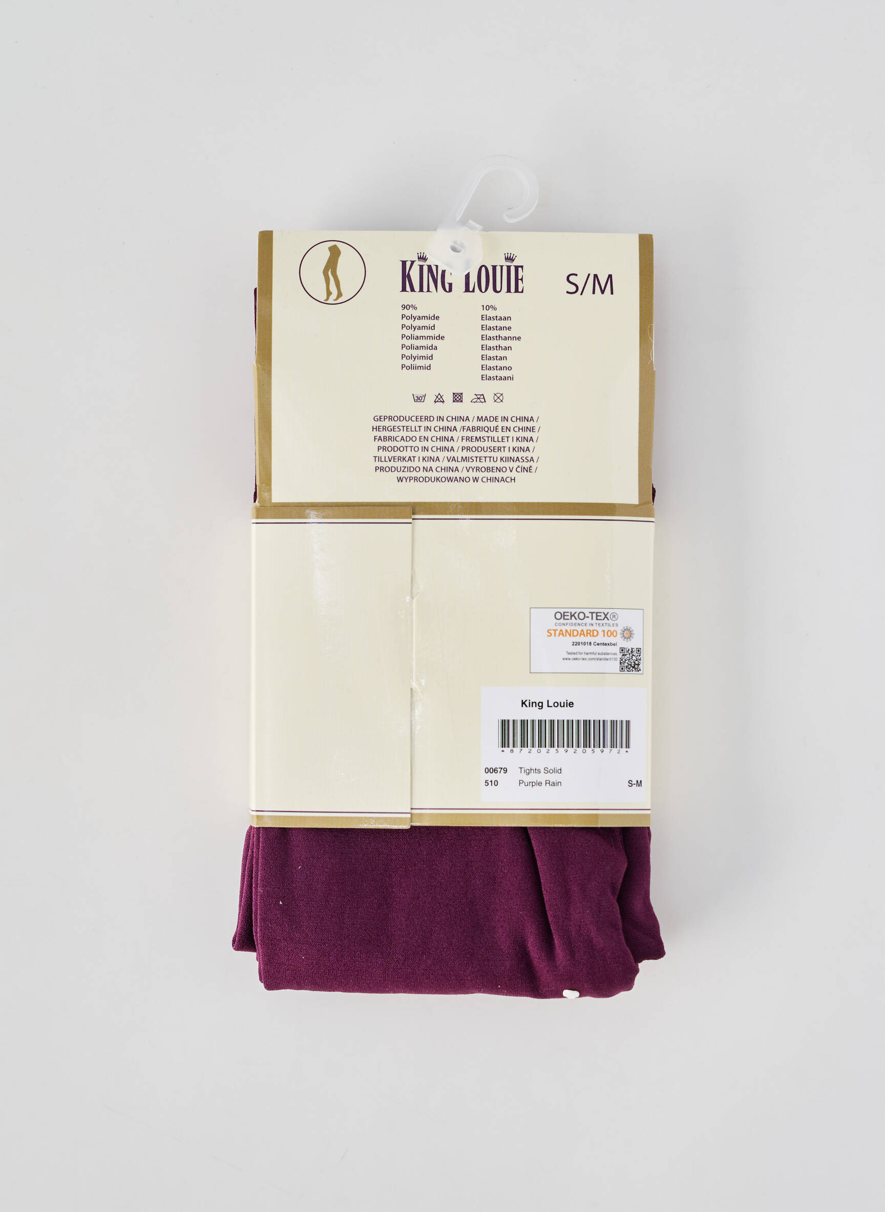 Kojinės tamprumas violetinis KING LOUIE moteris
