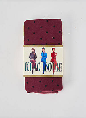 Kojinės taškinis raštas violetinis KING LOUIE moteris