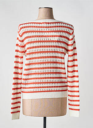 Ilgų rankovių liemenė centrinė iškirptė oranžinė ANDY & LUCY moteris